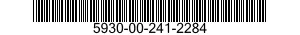 5930-00-241-2284 SWITCH,TOGGLE 5930002412284 002412284
