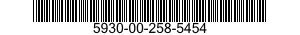 5930-00-258-5454 HANDLE,SWITCH 5930002585454 002585454