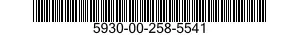5930-00-258-5541 SWITCH,TOGGLE 5930002585541 002585541
