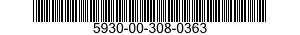 5930-00-308-0363 GUARD,SWITCH 5930003080363 003080363