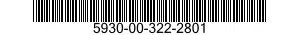 5930-00-322-2801 PUSH BUTTON 5930003222801 003222801