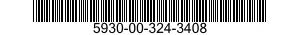 5930-00-324-3408  5930003243408 003243408