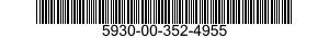 5930-00-352-4955 SWITCH ASSEMBLY 5930003524955 003524955