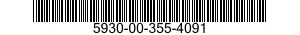 5930-00-355-4091 SWITCH,THERMOSTATIC 5930003554091 003554091