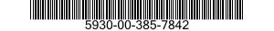 5930-00-385-7842 SWITCH,TOGGLE 5930003857842 003857842