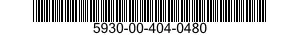 5930-00-404-0480 STARTER,MECHANISM 5930004040480 004040480