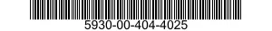 5930-00-404-4025 SWITCH,PULL 5930004044025 004044025