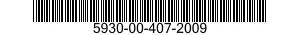 5930-00-407-2009 SWITCH,ROTARY 5930004072009 004072009