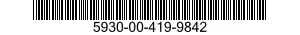 5930-00-419-9842 SWITCH,TOGGLE 5930004199842 004199842