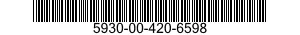 5930-00-420-6598 SWITCH,PUSH 5930004206598 004206598