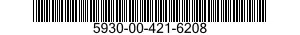 5930-00-421-6208 SWITCH SUBASSEMBLY 5930004216208 004216208