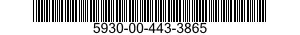 5930-00-443-3865 SWITCH,FLOW 5930004433865 004433865