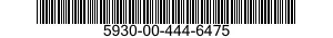 5930-00-444-6475 SWITCH,SENSITIVE 5930004446475 004446475