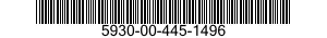5930-00-445-1496 SWITCH,ROTARY 5930004451496 004451496