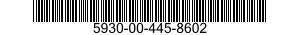 5930-00-445-8602 SWITCH,ROTARY 5930004458602 004458602