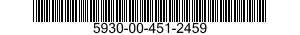 5930-00-451-2459 SWITCH,SENSITIVE 5930004512459 004512459