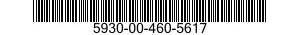 5930-00-460-5617 SWITCH,BOX 5930004605617 004605617