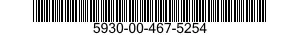 5930-00-467-5254 SWITCH,SENSITIVE 5930004675254 004675254