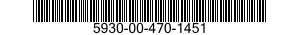 5930-00-470-1451 RETAINER,ELECTRICAL SWITCH 5930004701451 004701451