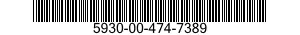 5930-00-474-7389 SWITCH,THERMOSTATIC 5930004747389 004747389