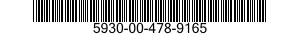 5930-00-478-9165 SWITCH,ROTARY 5930004789165 004789165