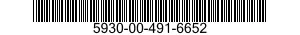 5930-00-491-6652 SWITCH SUBASSEMBLY 5930004916652 004916652