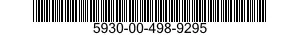 5930-00-498-9295 SWITCH,TOGGLE 5930004989295 004989295