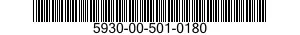 5930-00-501-0180 SWITCH,PUSH-PULL 5930005010180 005010180