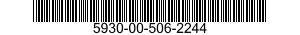 5930-00-506-2244 RELAY SUBASSEMBLY 5930005062244 005062244