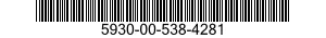 5930-00-538-4281 SWITCH,ROTARY 5930005384281 005384281