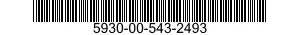 5930-00-543-2493 SWITCH SUBASSEMBLY 5930005432493 005432493