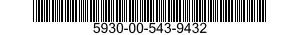 5930-00-543-9432 SWITCH,LEVER 5930005439432 005439432