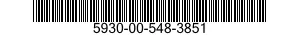 5930-00-548-3851 SWITCH,ROTARY 5930005483851 005483851