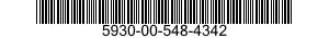 5930-00-548-4342 SWITCH,ROTARY 5930005484342 005484342