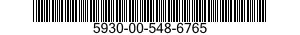 5930-00-548-6765 DETENT,SWITCH 5930005486765 005486765