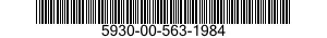 5930-00-563-1984 SWITCH,CODE INDICATING WHEEL 5930005631984 005631984