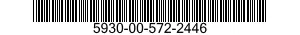 5930-00-572-2446 SWITCH,THERMOSTATIC 5930005722446 005722446