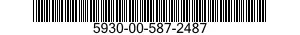 5930-00-587-2487 SWITCH,PUSH 5930005872487 005872487