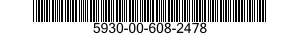 5930-00-608-2478 RETAINER,ELECTRICAL SWITCH 5930006082478 006082478