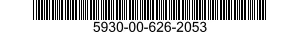 5930-00-626-2053 SWITCH,ROTARY 5930006262053 006262053