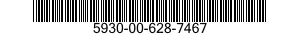 5930-00-628-7467 ADAPTER,SWITCH ACTUATOR 5930006287467 006287467