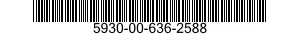 5930-00-636-2588 SWITCH SECTION,ROTARY 5930006362588 006362588