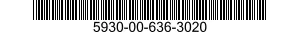 5930-00-636-3020 SWITCH,TOGGLE 5930006363020 006363020