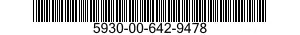 5930-00-642-9478 SWITCH,LEVER 5930006429478 006429478
