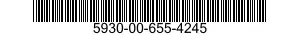 5930-00-655-4245 SWITCH,TOGGLE 5930006554245 006554245