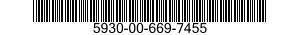 5930-00-669-7455 SWITCH,SENSITIVE 5930006697455 006697455