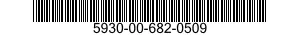 5930-00-682-0509 SWITCH,TOGGLE 5930006820509 006820509