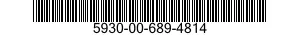 5930-00-689-4814 SWITCH,SENSITIVE 5930006894814 006894814