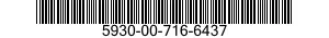 5930-00-716-6437  5930007166437 007166437