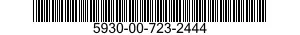 5930-00-723-2444 SWITCH,PUSH 5930007232444 007232444